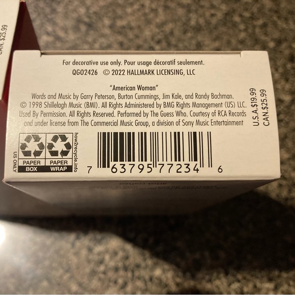 Hallmark Magic Sound Guitar Ornaments 2021 and 2022 - Picture 2 of 12